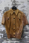 Mutedance Silk Waist Short Sleeve Shirt Series MD-MD24SS67-JIN Gold PM122
